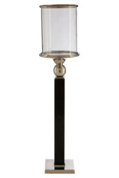 Orsina Functional Design Large Black Candle Holder, High Quality Holder For Bedside Table, Stable Candle Holder - thumbnail 1