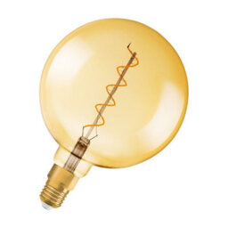 Osram Vintage 1906 Big Globe 28 Filament Dim Lamp 4W 820 Gold E27 4 Pack - thumbnail 2