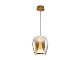 Luminosa Lighting Luminosa Suspiro 25Cm Dome Pendant Ceiling Light Gold, Amber Led 3000K - Uk Stock - thumbnail 5