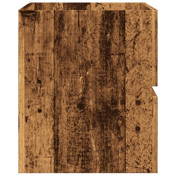 Berkfield Bathroom Hanging Cabinet Old Wood 80X38.5X45 Cm Engineered Wood - thumbnail 5