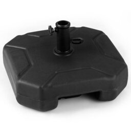 Costway 45 Cm Fillable Umbrella Base 40 Kg Heavy-Duty Patio Umbrella Stand-Black - thumbnail 1