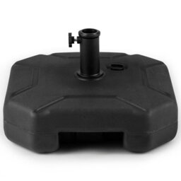Costway 45 Cm Fillable Umbrella Base 40 Kg Heavy-Duty Patio Umbrella Stand-Black - thumbnail 8