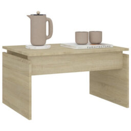Berkfield Modern Coffee Table Sonoma Oak 68X50X38 Cm Engineered Wood - thumbnail 4