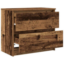 Berkfield Tv Cabinet Old Wood 60X35X54 Cm Engineered Wood - thumbnail 5