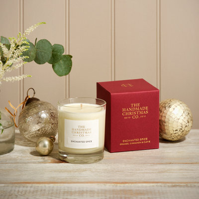 The Handmade Christmas Co Luxury Handmade Christmas Soy Wax Candle - Enchanted Spice