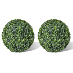 Vidaxl Boxwood Ball Artificial Leaf Topiary Ball 35 Cm 2 Pcs Artificial Plants - thumbnail 1