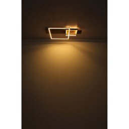 Luminosa Lighting Luminosa Vanni 95X40Cm Integrated Led Semi Flush Ceiling Light Matt Black 3X Led 3000K - thumbnail 5