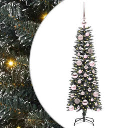 Vidaxl Artificial Christmas Tree With 150 Leds With Stand Green 120 Cm - thumbnail 2