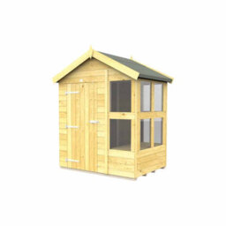Buttercup Farm 6Ft X 4Ft Apex Potting Shed - Wood - L127 X W175 X H217 Cm