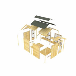 Buttercup Farm 6Ft X 4Ft Apex Potting Shed - Wood - L127 X W175 X H217 Cm - thumbnail 6