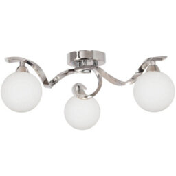 Pagazzi Lighting Pagazzi Bombo 3 Light Semi Flush Ceiling Light - thumbnail 2
