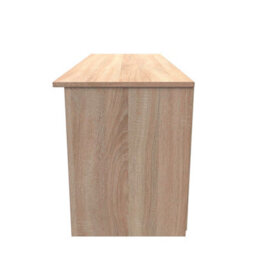 Trent 1 Drawer Open Tv Unit In Grey & Bardolino Oak (Ready Assembled) - thumbnail 2