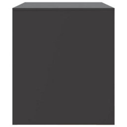 Berkfield Tv Cabinets 2 Pcs Black 67X39X44 Cm Steel - thumbnail 8