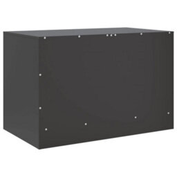 Berkfield Tv Cabinets 2 Pcs Black 67X39X44 Cm Steel - thumbnail 9