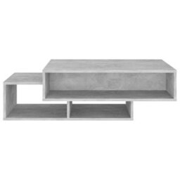 Berkfield Coffee Table Concrete Grey 105X55X32 Cm Engineered Wood - thumbnail 5