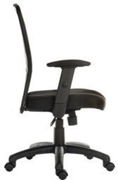 Teknik Mistral 2 Mesh Executive Chair With Gas Lift And Height Adjustable Armrests - thumbnail 3
