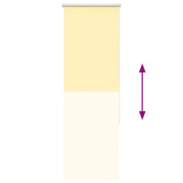Berkfield Roller Blind Blackout Yellow 45X150 Cm Fabric Width 40.7 Cm Polyester - thumbnail 9