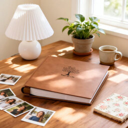 Living And Home 770 Pockets Pu Leather Photo Album Transparent Pp Pocket Family Memory Book - thumbnail 2