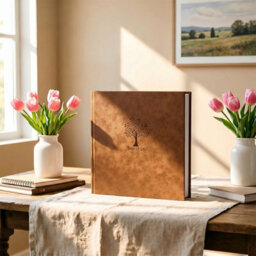Living And Home 770 Pockets Pu Leather Photo Album Transparent Pp Pocket Family Memory Book