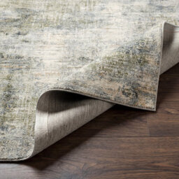 Livabliss Avellino-Abstract Green Grey Beige Modern Marble High Pile Living Dining Bedroom Rug 200 X 280 Cm Easy Care, Non Shedding - thumbnail 4
