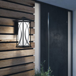 Luminosa Lighting Elstead Kichler Ashbern Outdoor 1 Light Wall Lantern Textured Black Ip44 - thumbnail 5