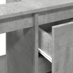 Berkfield Sink Cabinet Concrete Grey 65X33X60 Cm Engineered Wood - thumbnail 8