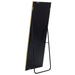 Beliani Standing Mirror Lautrec 150 Cm Velvet Navy Blue - thumbnail 6