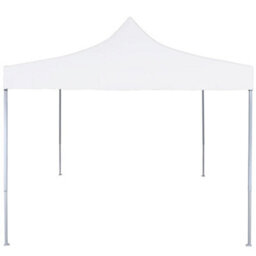 Berkfield Professional Folding Party Tent 3X3 M Steel White - thumbnail 2