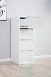 Phoenix Safe Company Phoenix Fc Series Fc1004Ggk Filing Cabinet In Grey - thumbnail 2