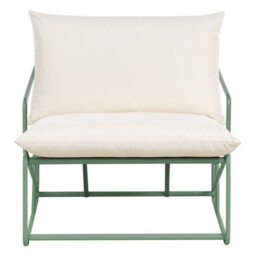 Beliani Garden Sofa Set 3 Seater Ponte Metal Green - thumbnail 8