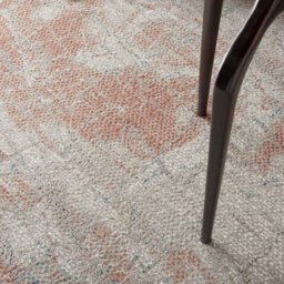 Rustic Textures Rus15 Grey Rust Abstract 10mm Thick Modern Luxurious Rug For Bedroom, Living Room By Nourison-120Cm X 180Cm - thumbnail 2