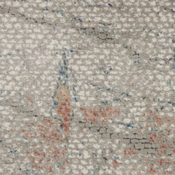 Rustic Textures Rus15 Grey Rust Abstract 10mm Thick Modern Luxurious Rug For Bedroom, Living Room By Nourison-120Cm X 180Cm - thumbnail 4