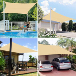 Yellow 2X3M Rectangular Shade Sail Waterproof Uv Resistant - thumbnail 5