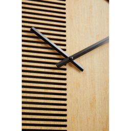 Orsina Contemporary Small Wooden Wall Clock, Large Wood Dial Clock In Kitchen, Easily Maintained Large Wall Clock - thumbnail 4