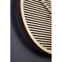 Orsina Contemporary Small Wooden Wall Clock, Large Wood Dial Clock In Kitchen, Easily Maintained Large Wall Clock - thumbnail 5