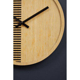 Orsina Contemporary Small Wooden Wall Clock, Large Wood Dial Clock In Kitchen, Easily Maintained Large Wall Clock - thumbnail 6