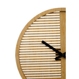 Orsina Contemporary Small Wooden Wall Clock, Large Wood Dial Clock In Kitchen, Easily Maintained Large Wall Clock - thumbnail 7