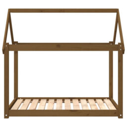 Berkfield Dog Bed Honey Brown 111X80X100 Cm Solid Wood Pine - thumbnail 5