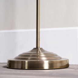 Pagazzi Lighting Pagazzi Elena Blue And Brass Floor Lamp - thumbnail 3