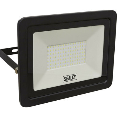 Extra Slim Floodlight With Wall Bracket - 100W Smd Led - Ip65 Rated - 8500 Lumen - image 1