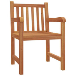 Berkfield 5 Piece Garden Dining Set Solid Wood Teak - thumbnail 6