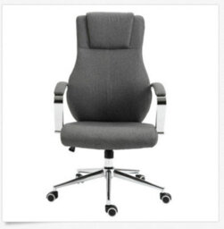 Evre Contemporary Executive Dark Grey Office Chair With Swivel Height Adjust - thumbnail 3
