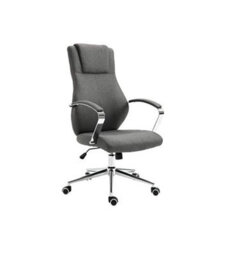 Evre Contemporary Executive Dark Grey Office Chair With Swivel Height Adjust - thumbnail 2