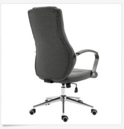 Evre Contemporary Executive Dark Grey Office Chair With Swivel Height Adjust - thumbnail 4