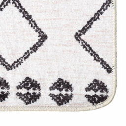 Walplus Rug Washable 120X180 Cm Black And White Anti Slip - thumbnail 2