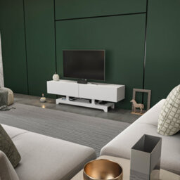 Decorotika Tera Tv Stand Tv Unit For Tvs Up To 72 Inch White - thumbnail 2