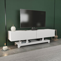 Decorotika Tera Tv Stand Tv Unit For Tvs Up To 72 Inch White - thumbnail 4