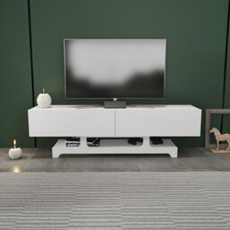 Decorotika Tera Tv Stand Tv Unit For Tvs Up To 72 Inch White - thumbnail 1