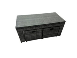 Fimous 12 Seat Rattan Garden Furniture Corner Sofa Set Outdoor Patio Sofa Chair Table Set With 2 Small Footstools 2 Big Footstools - thumbnail 3