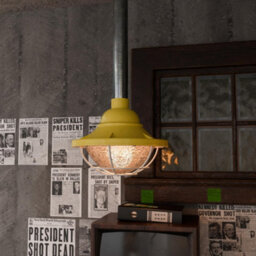 Ceiling Pendant Light Modern Industrial Galvanized Conduit Pipe Metal Vapor Tight Style Cage E27 Conduit Lighting - thumbnail 2